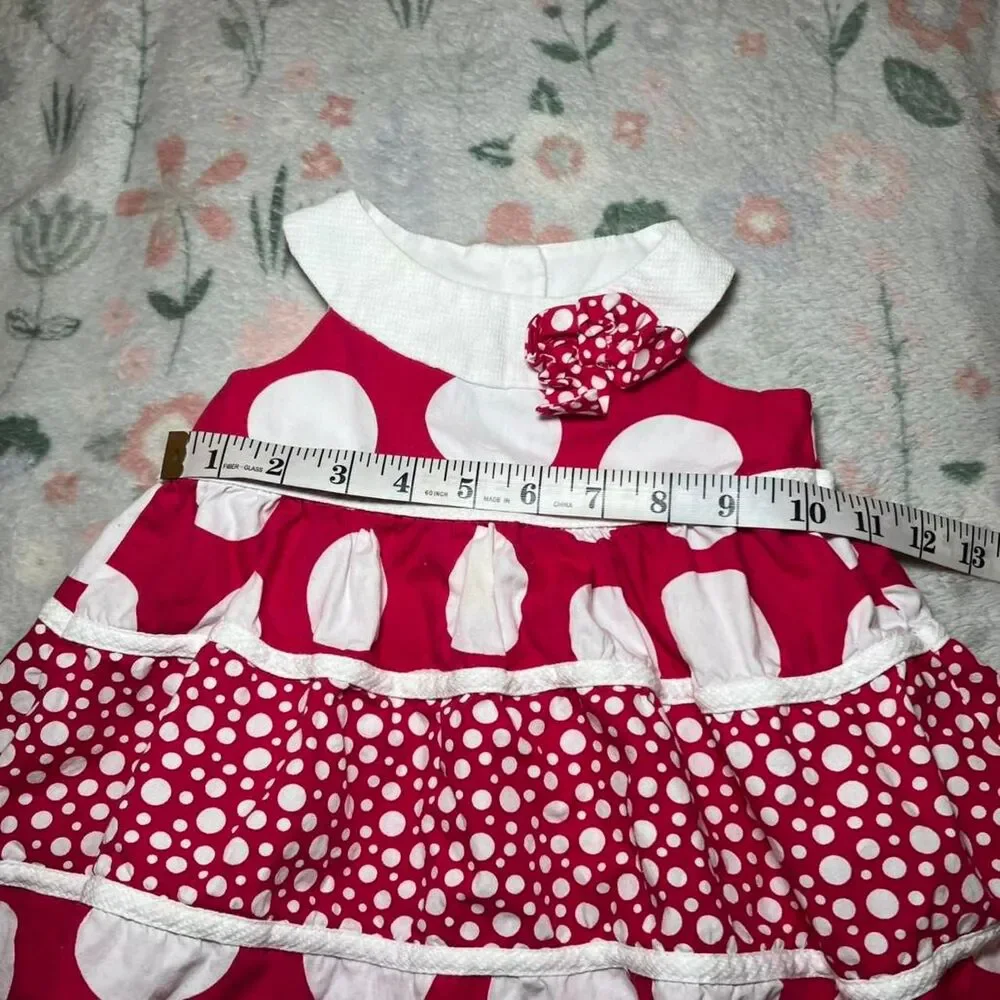 Rare, Too! Polka dot Baby Dress 18 Month - Retro 50s Rockabilly Coquette Y2K Bow